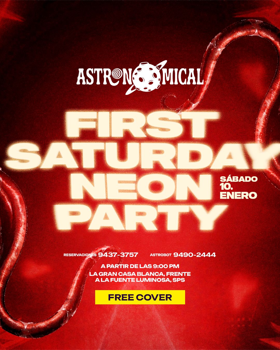 First Saturday Neon Party